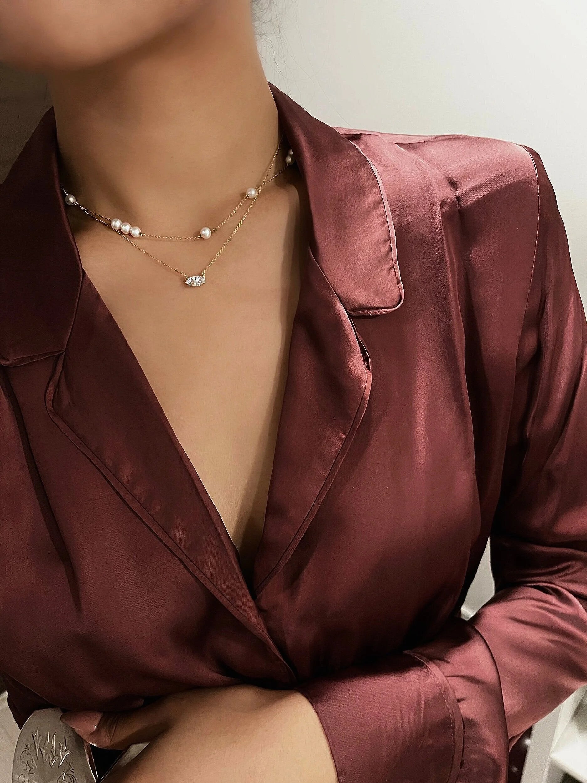 Baby Pearl Chain Necklace