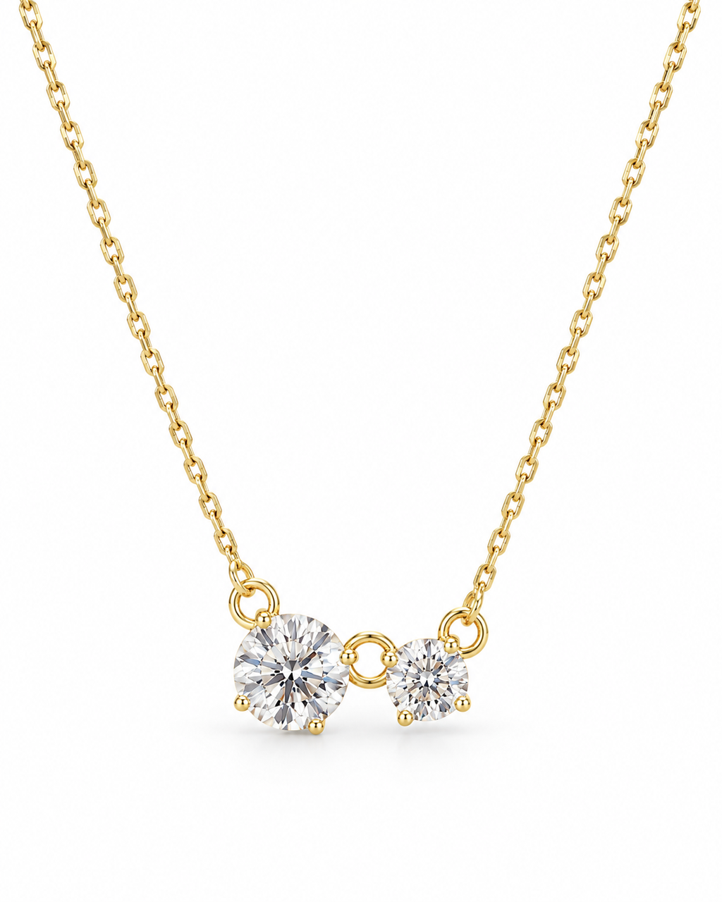 Dancing Diamond Necklace