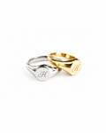 Initial Signet Pinky Ring (Gold)
