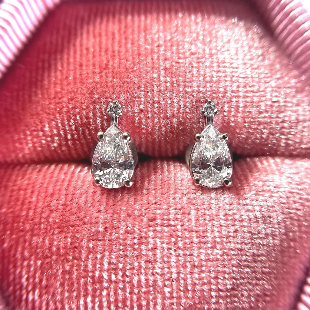 Accent Pear Studs