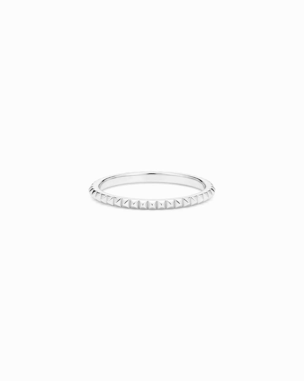 Mini Pyramid Stud Band Ring