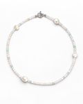 No.8: Morganite Pearl Necklace