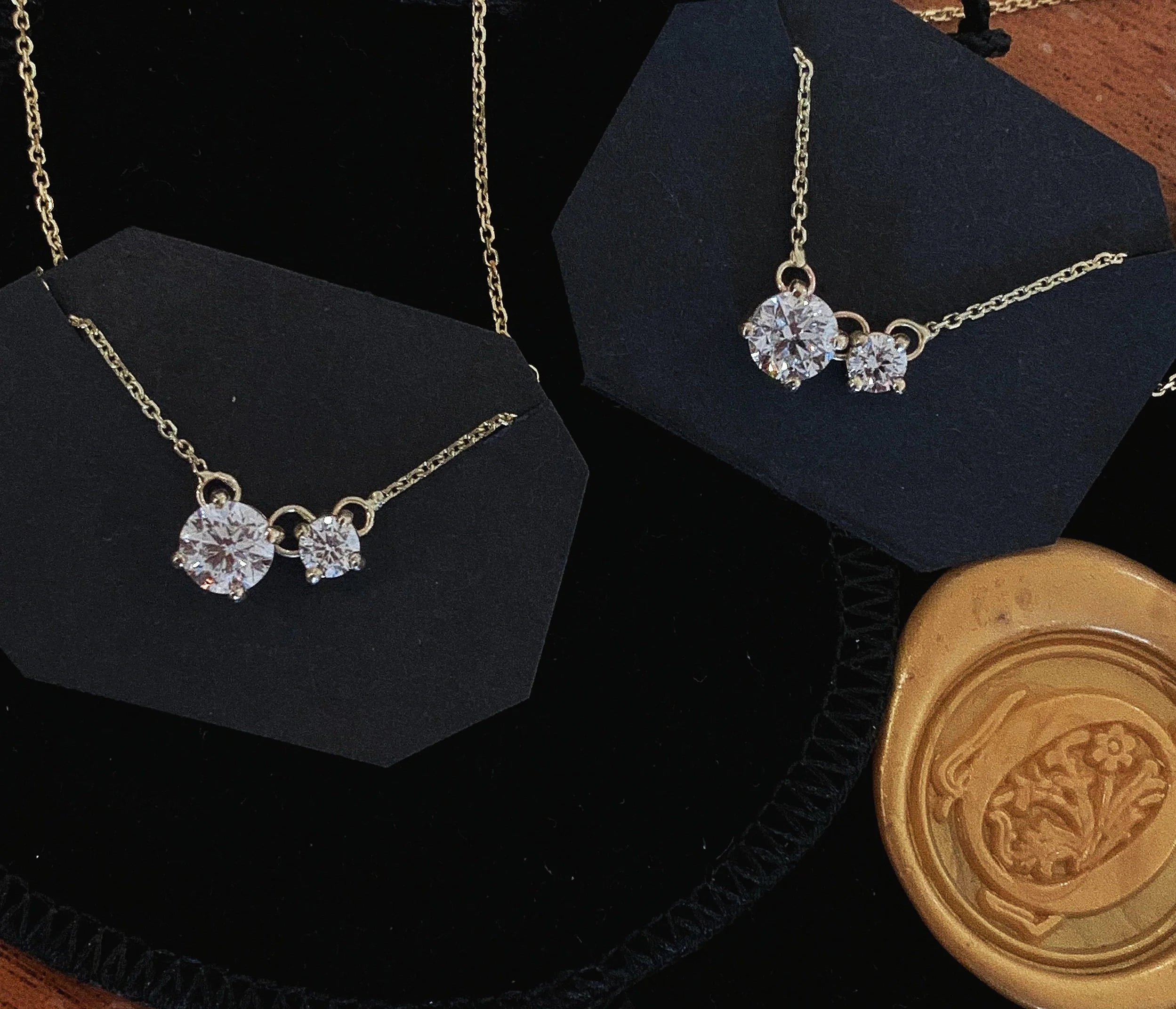 Dancing Diamond Necklace