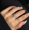 Ouri Double Rosecut Moissanite Engagement Ring