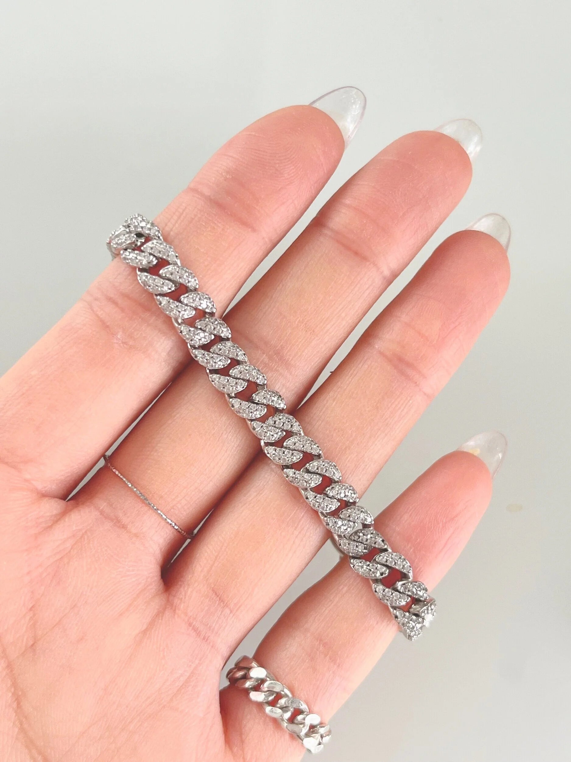 Pavé Cuban Link Chain Necklace