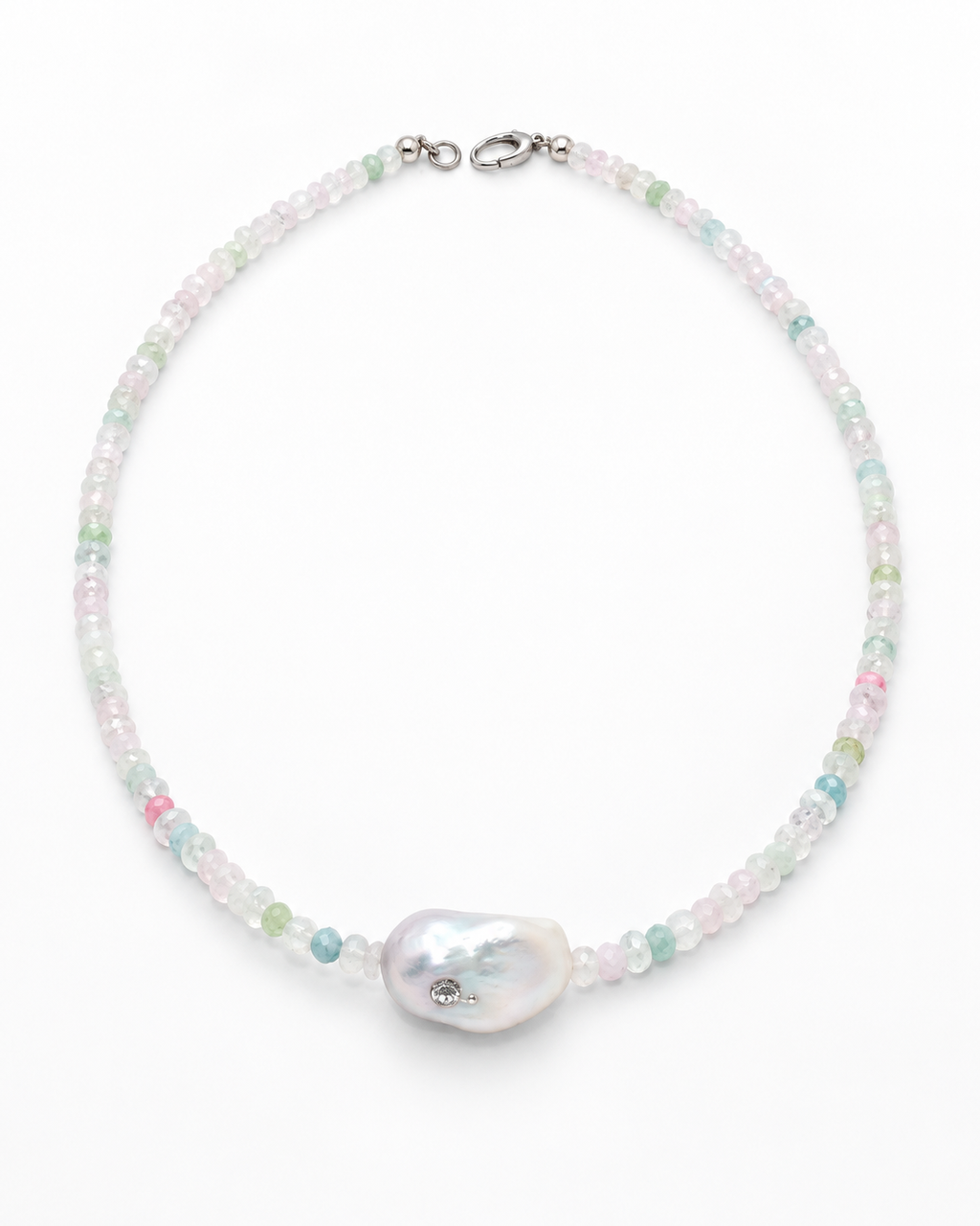 Pastel Baroque Pearl Chocker