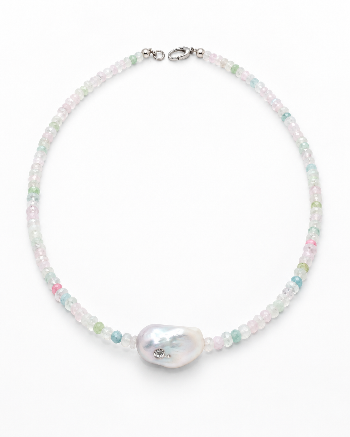 Pastel Baroque Pearl Chocker