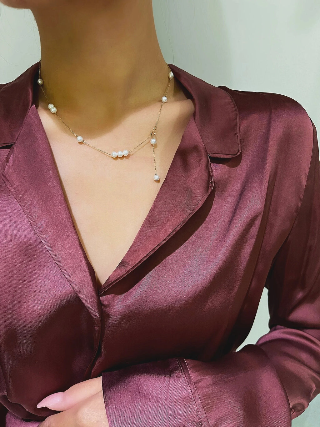 Baby Pearl Chain Necklace