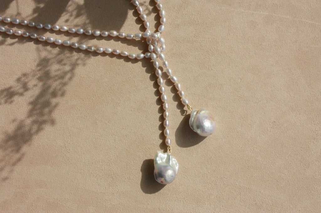 No. 1: Baroque Pearl Scarf