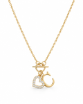 Custom Heart + Initial Necklace