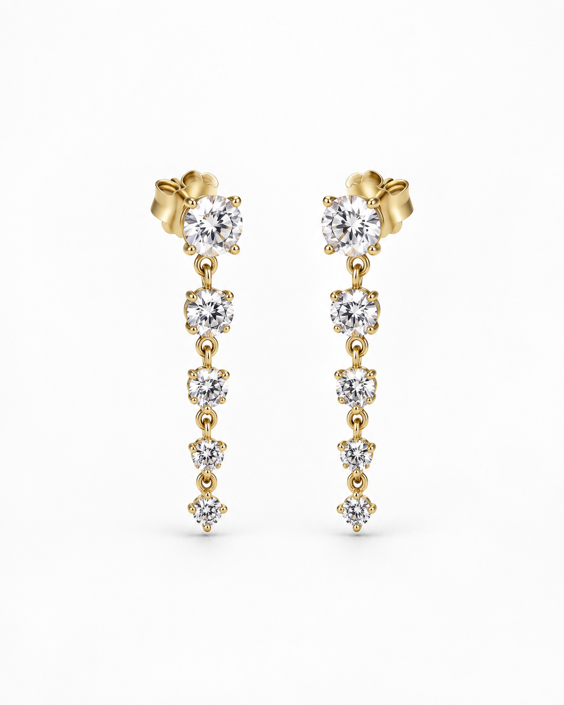 Diamond Droplet Earrings
