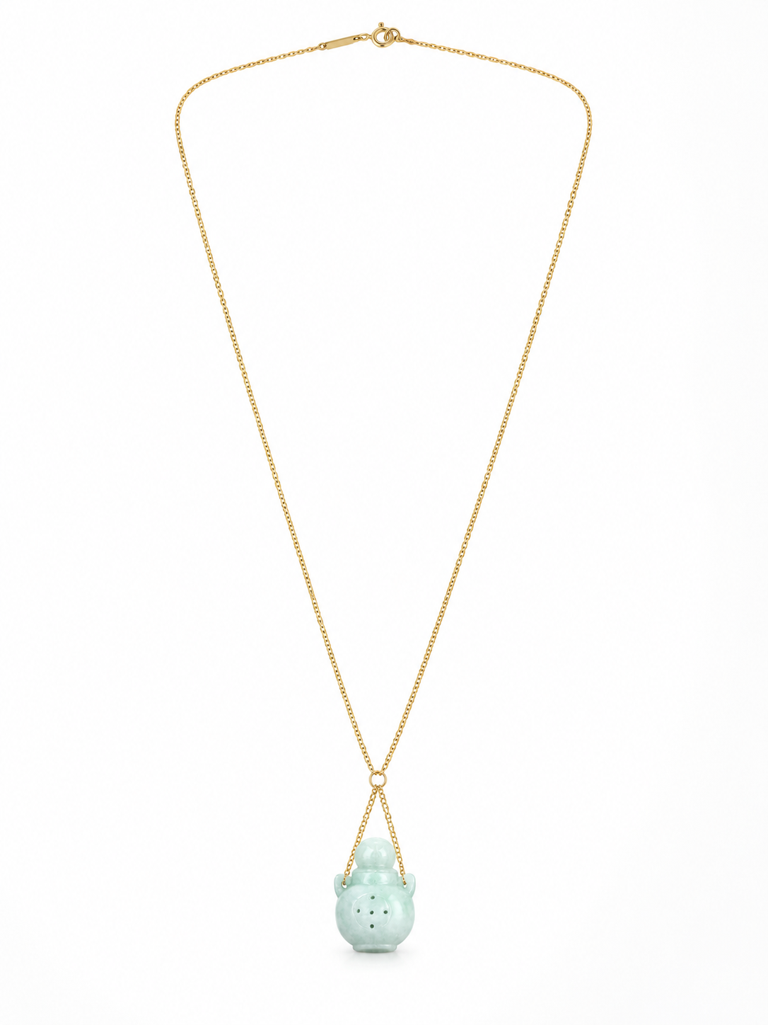 Perfume Bottle Jade Necklace