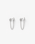 Star Bolt Double Piercing Earrings