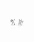 X Half Hoop Earrings