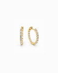Infinity Diamond Hoops