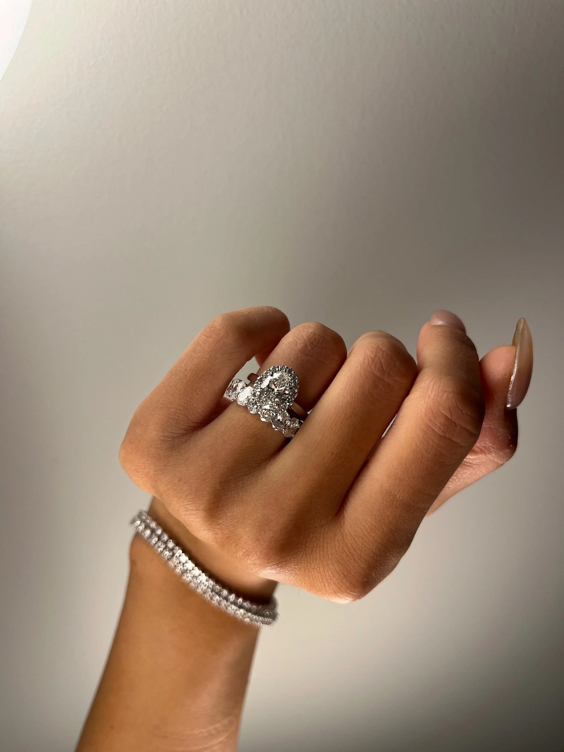 Oval Eternity Band
