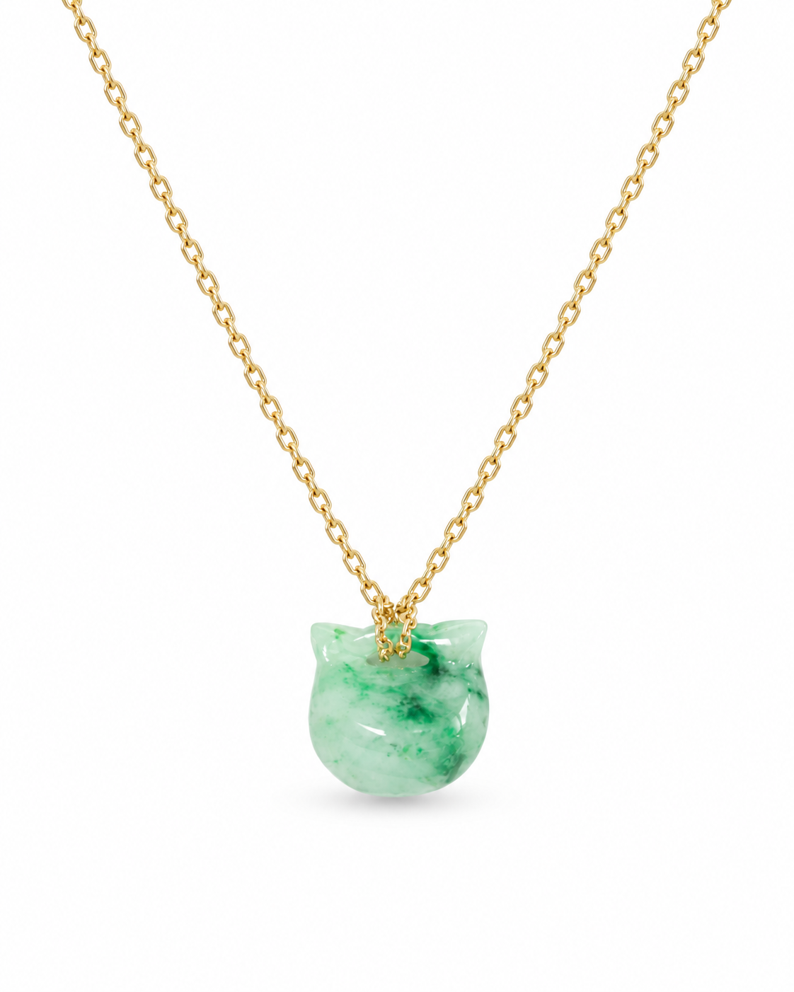 Green Bell Jade Necklace