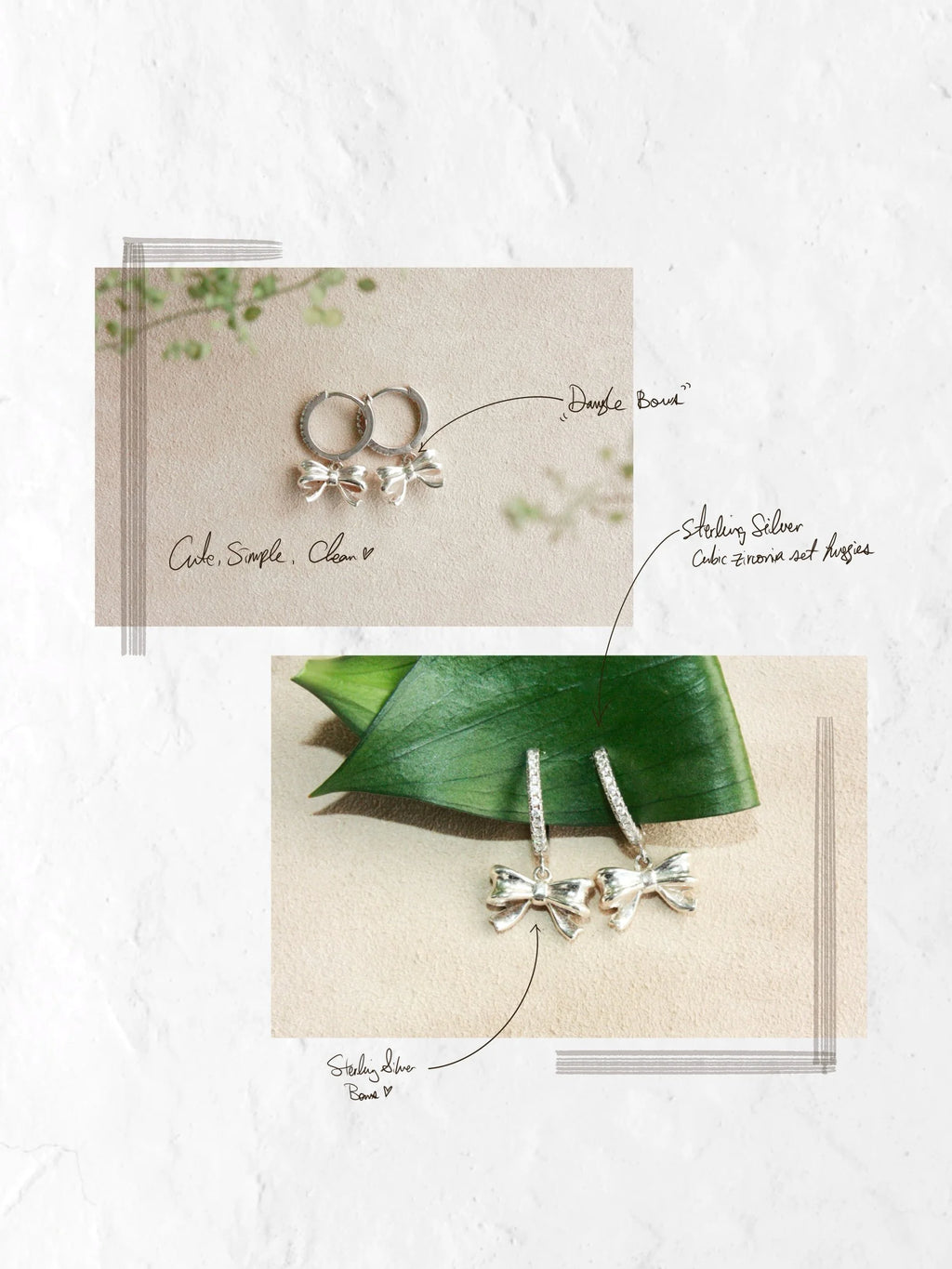 No. 10: Ribbon Cz Huggies