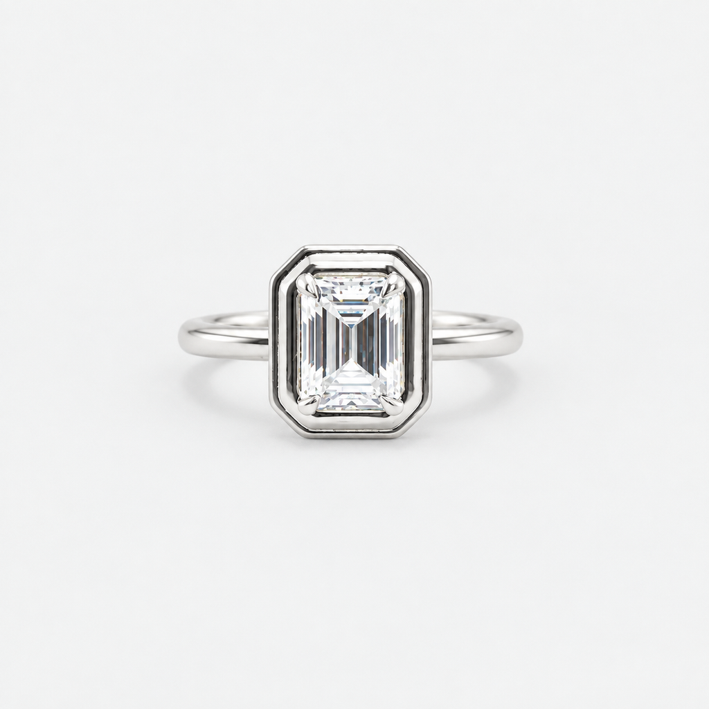 Emerald Frame Ring