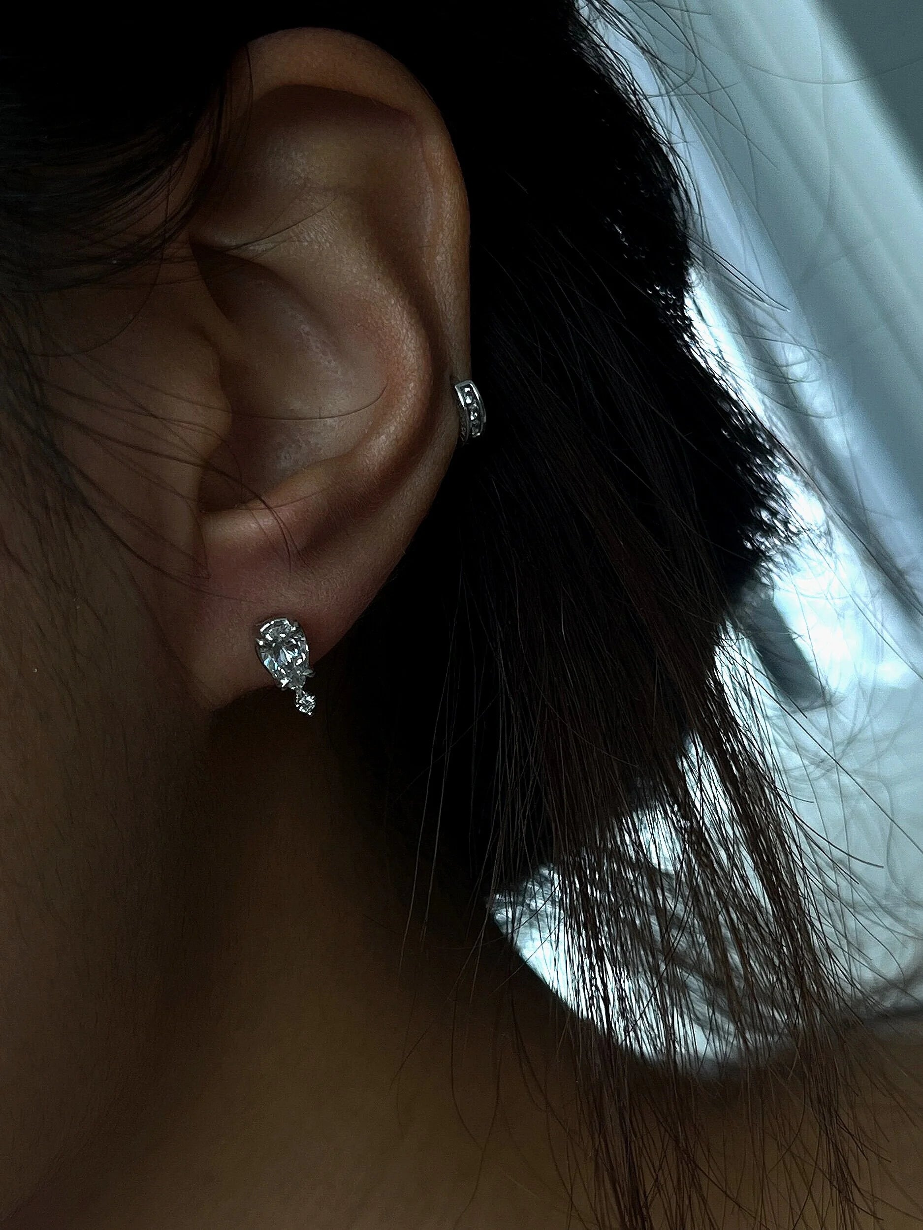 Accent Pear Studs