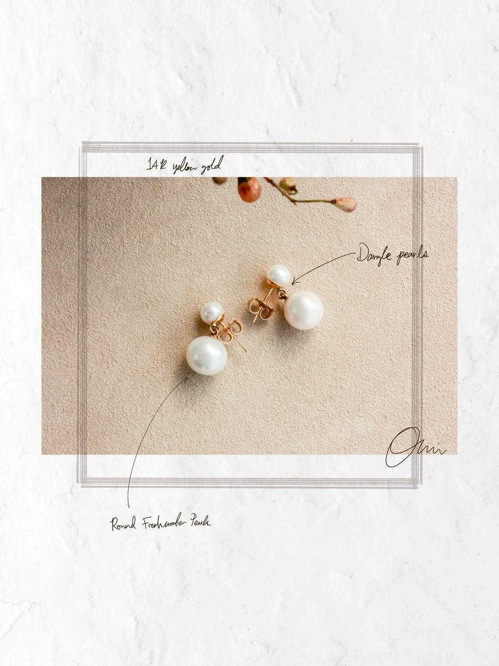 No. 12: Pearl Dangle Earrings