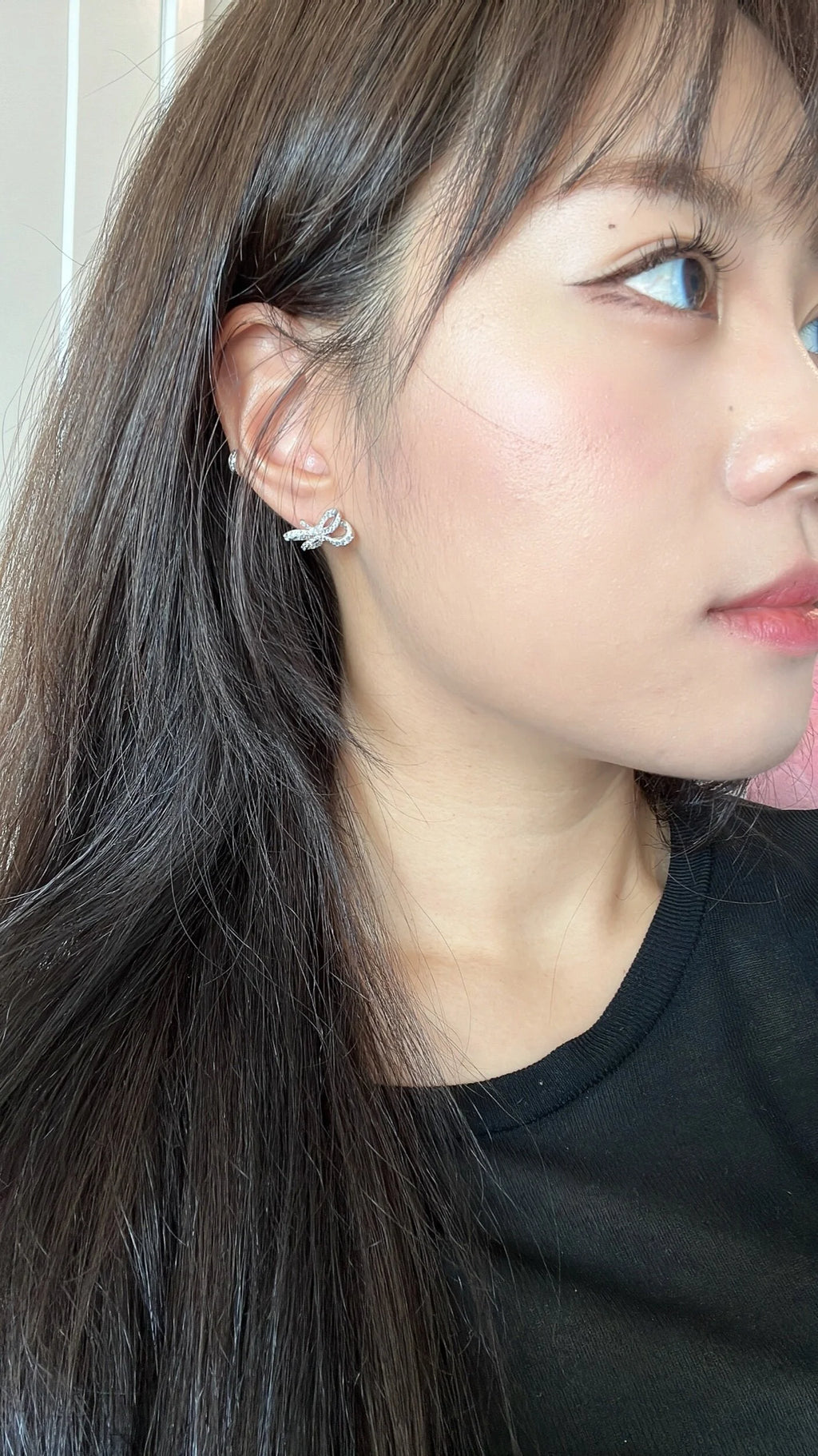 Dainty Ribbon Earring