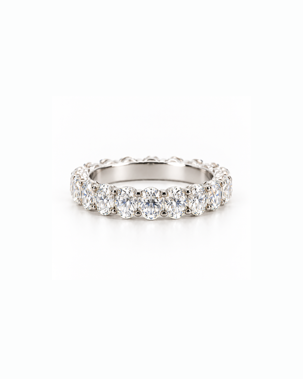Oval Eternity Band