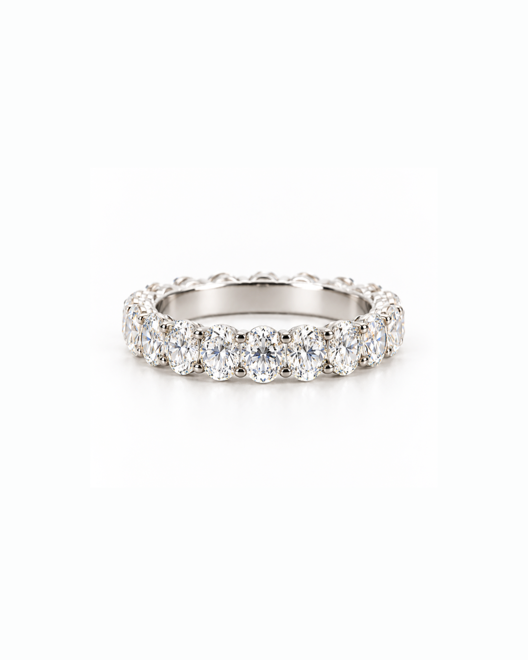 Oval Eternity Band