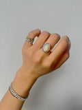 One-Off Opal Pear Ring