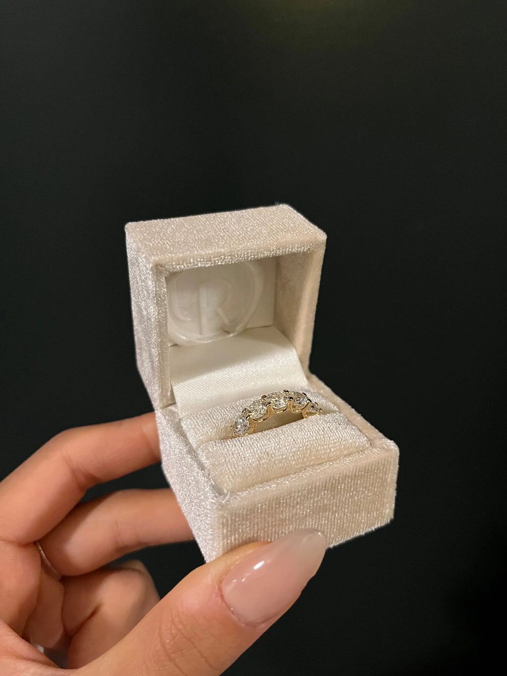 Chunky Five Stone Ring