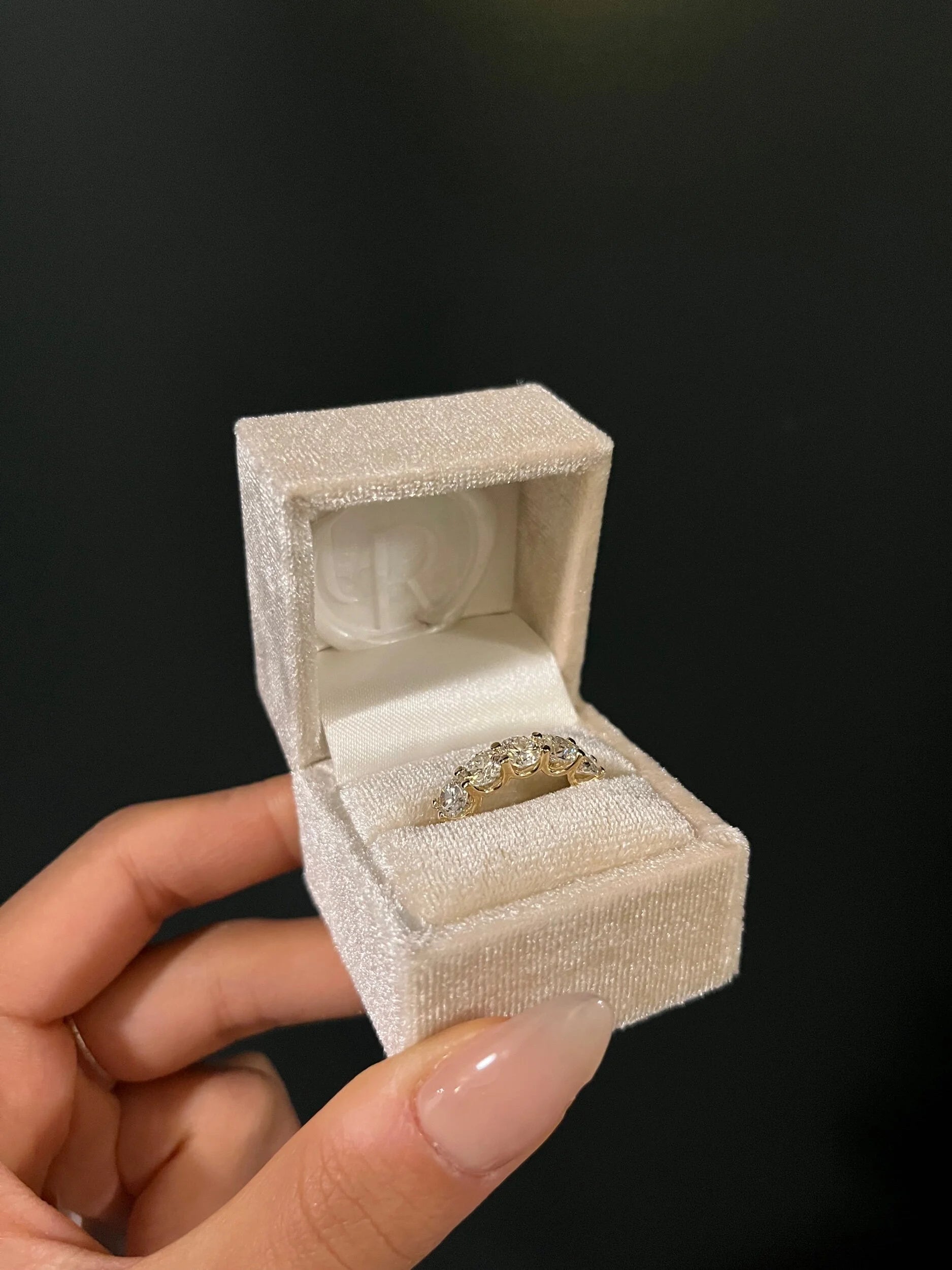 Chunky Five Stone Ring