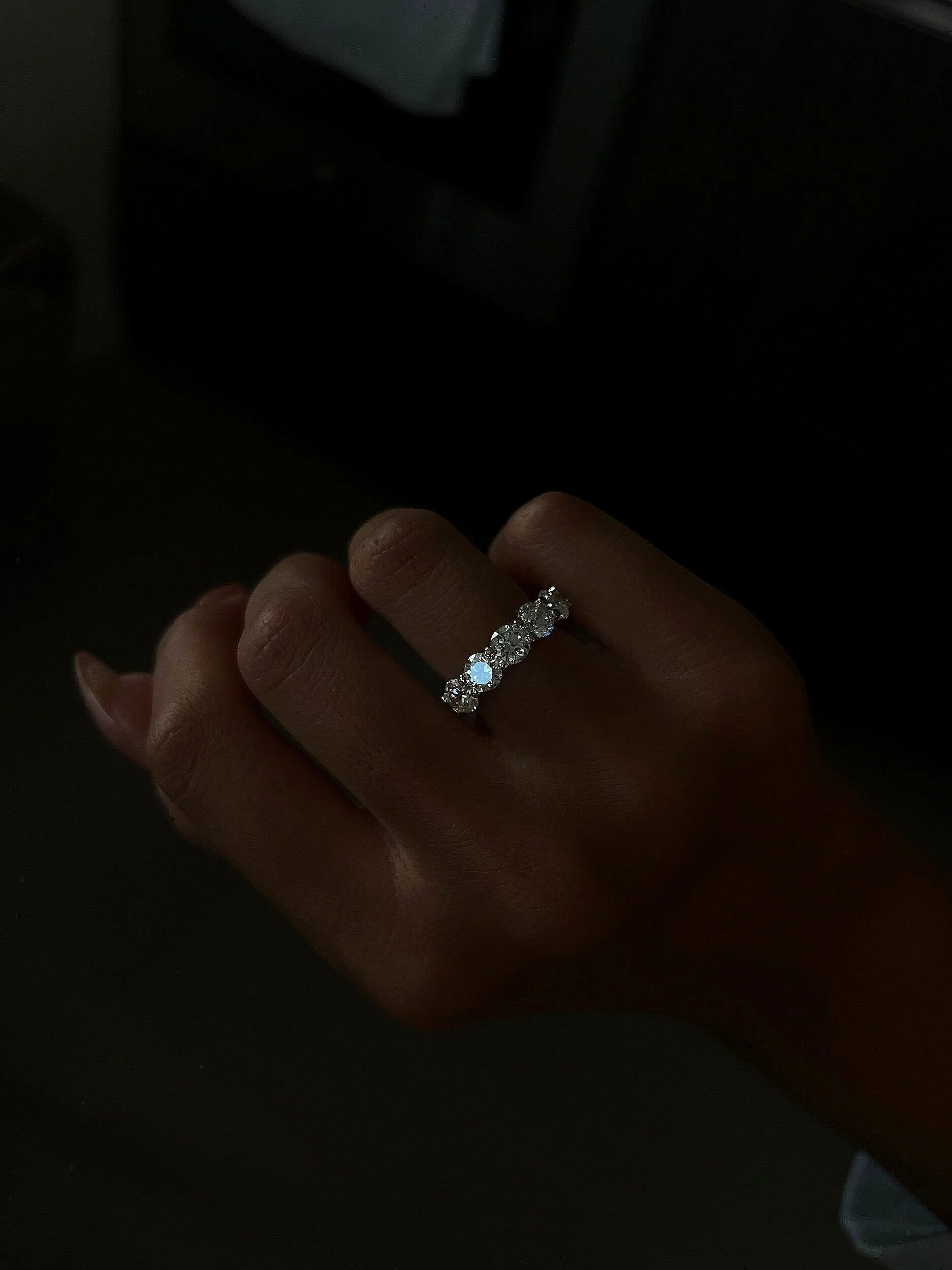 Chunky Five Stone Ring