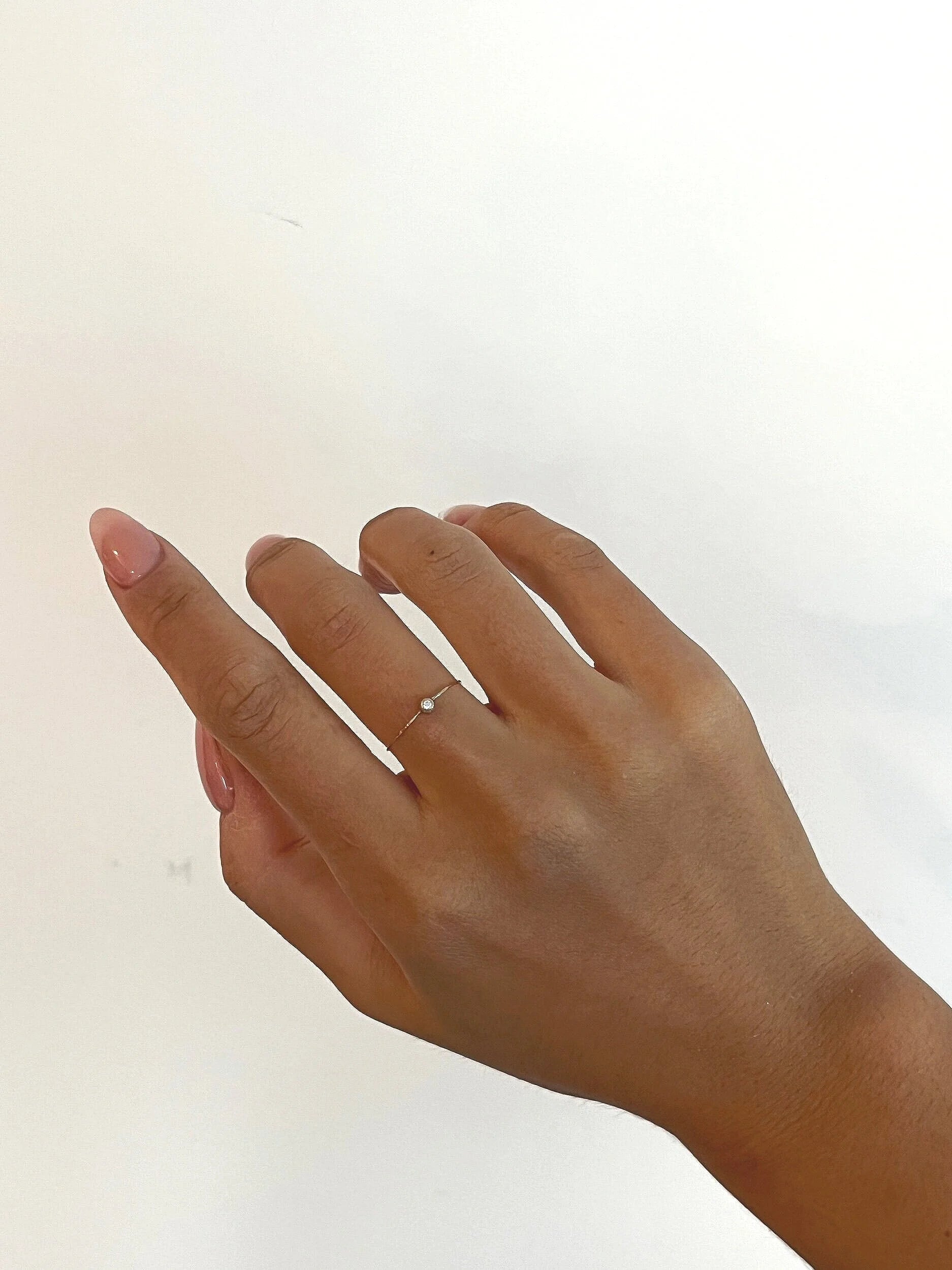 Cosmic Thin Line Ring
