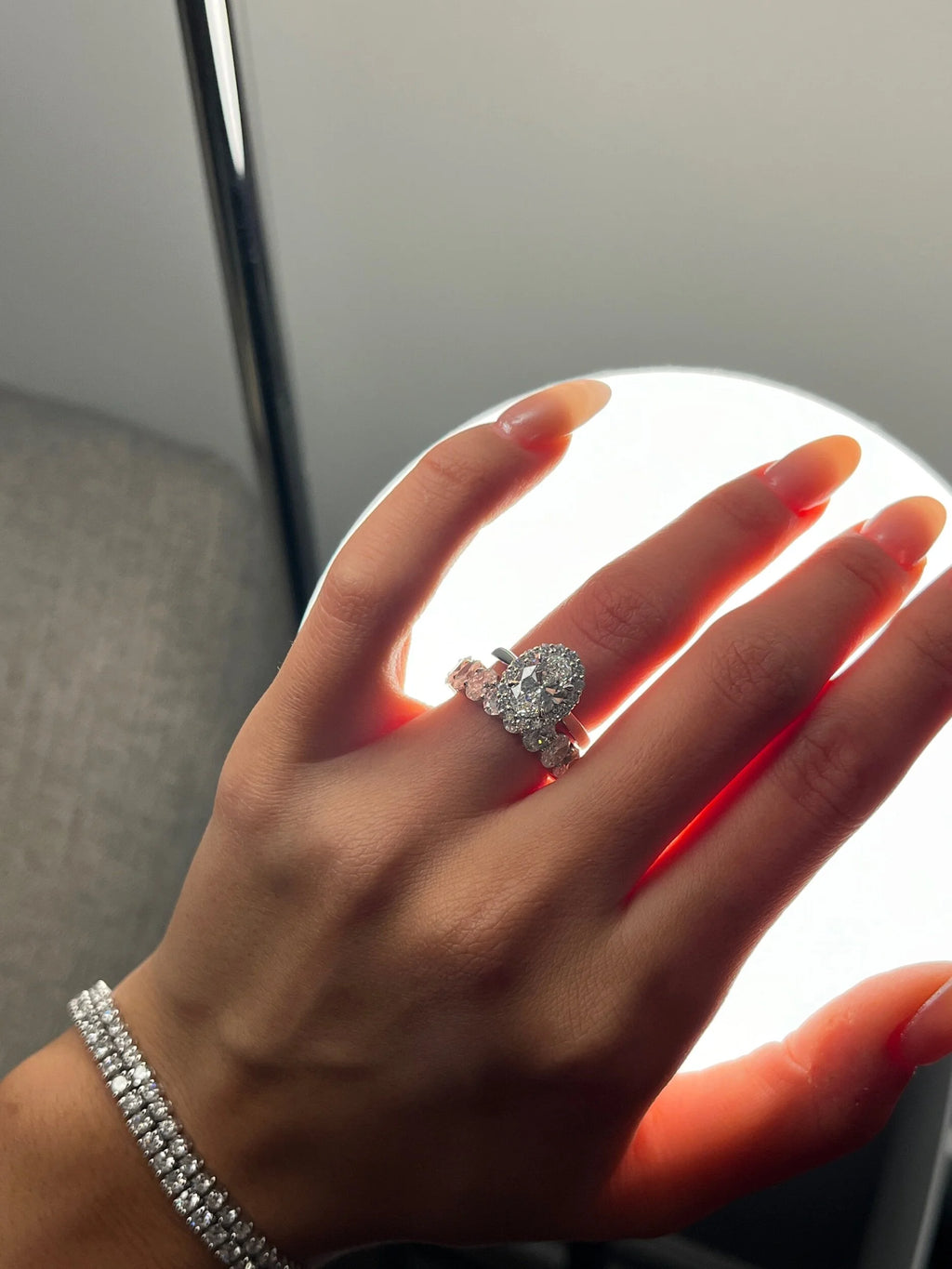 Oval Eternity Band