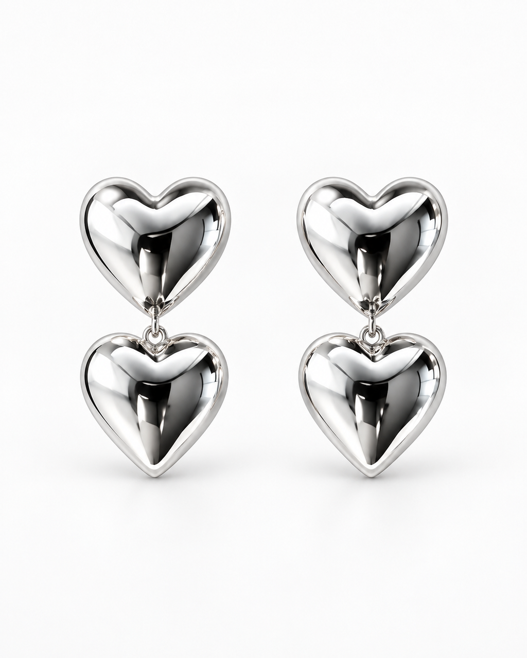 Bubble Heart Earrings