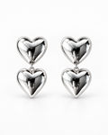 Bubble Heart Earrings