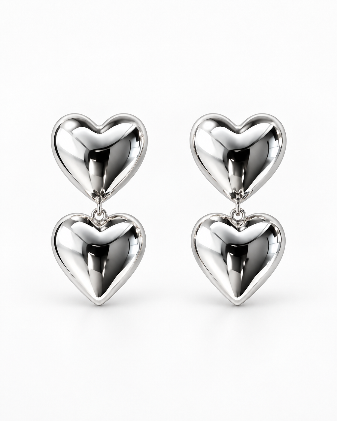 Bubble Heart Earrings