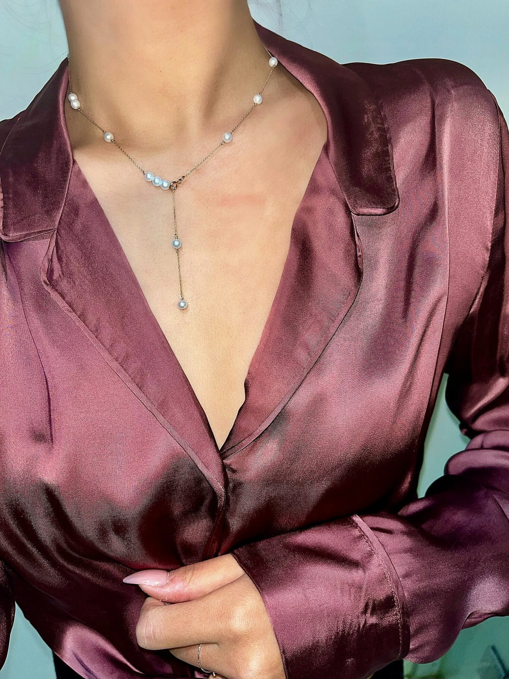 Baby Pearl Chain Necklace