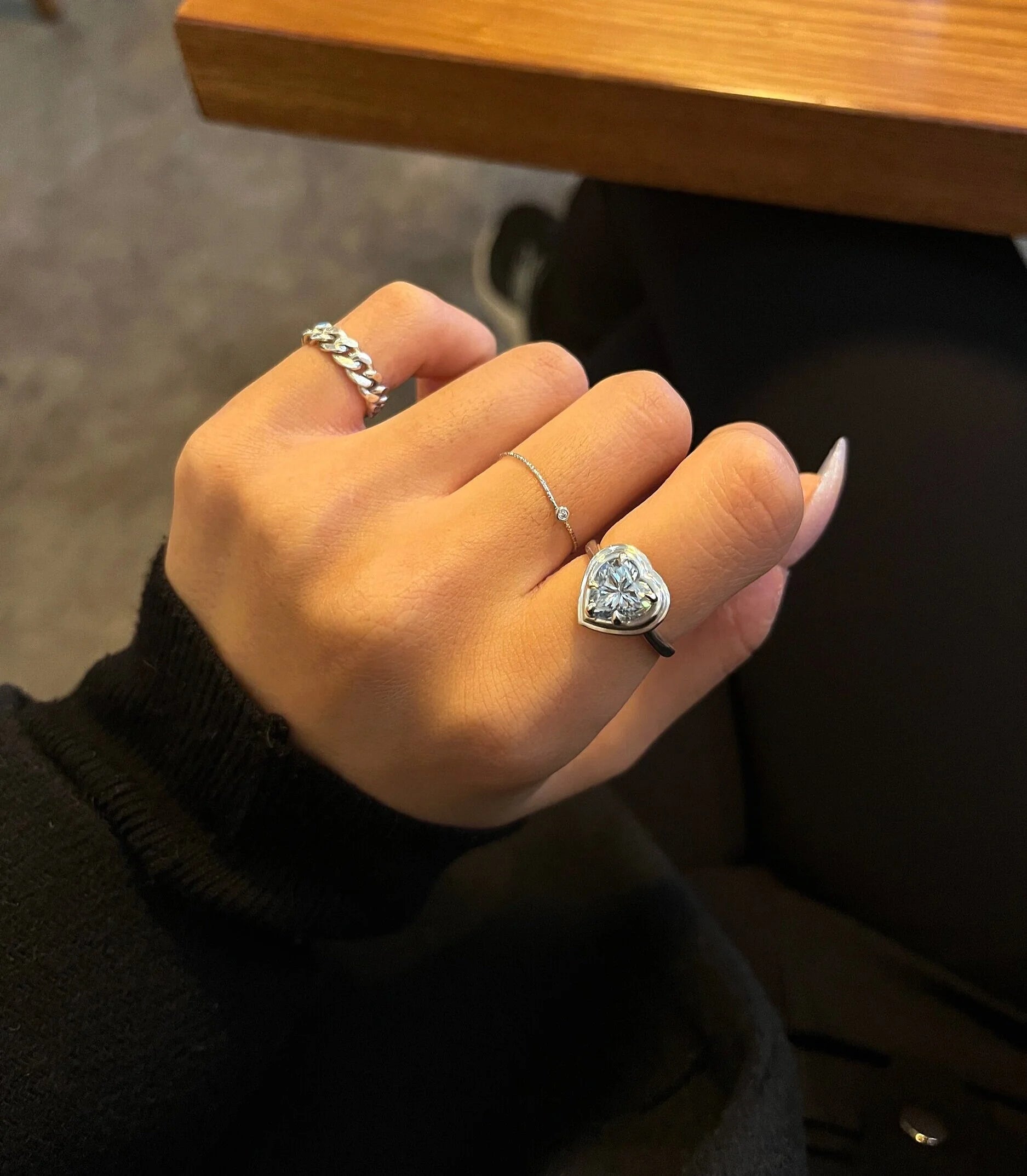 Heart Frame Ring