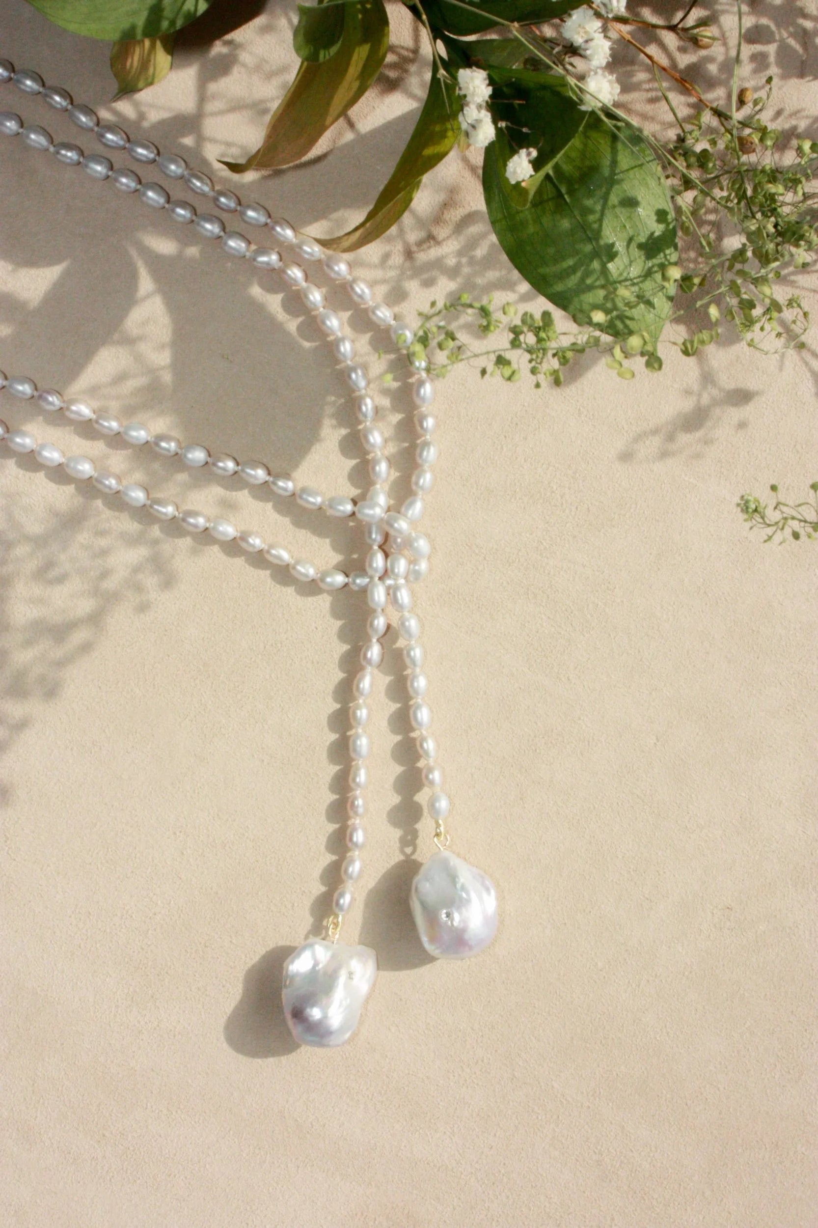 No. 1: Baroque Pearl Scarf
