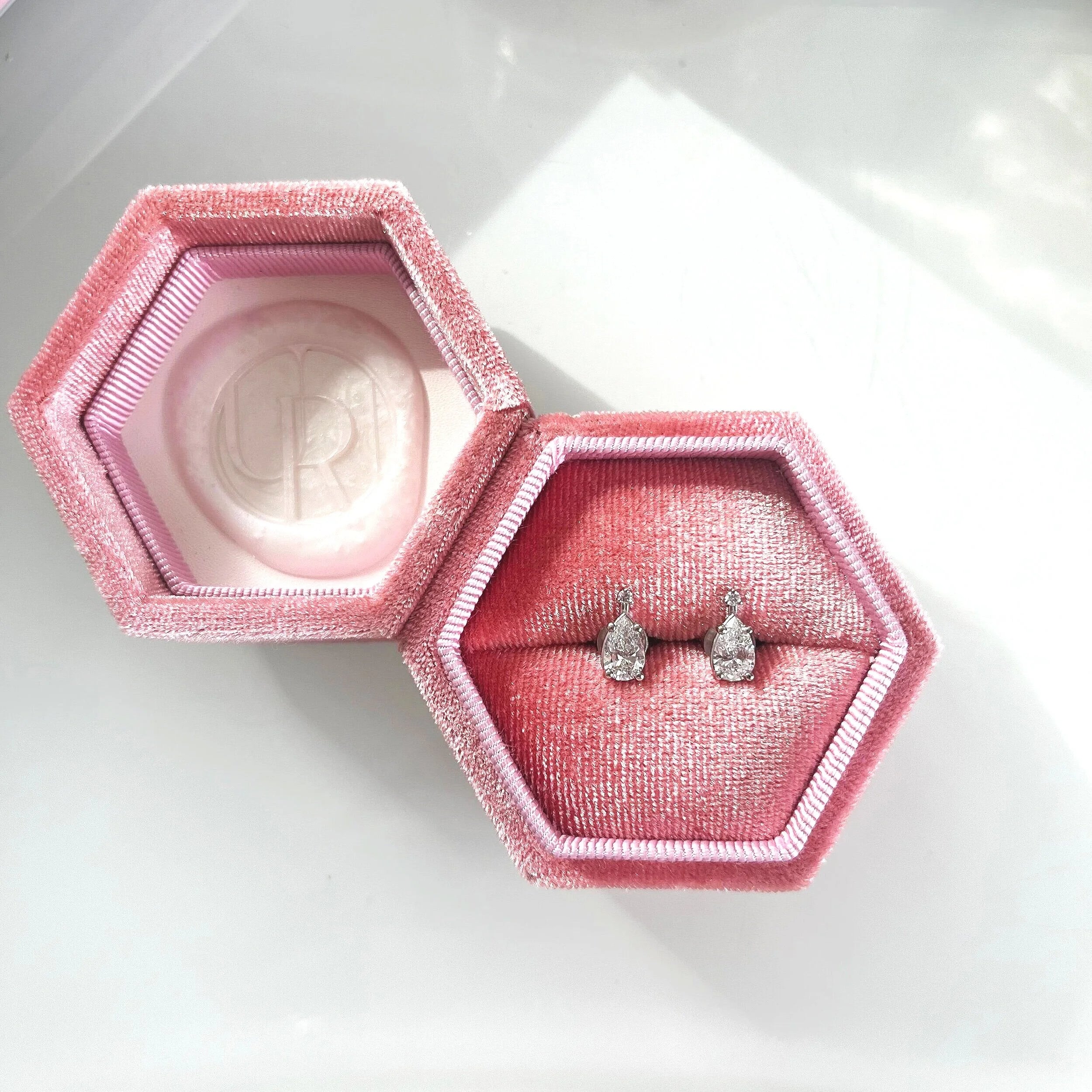 Accent Pear Studs