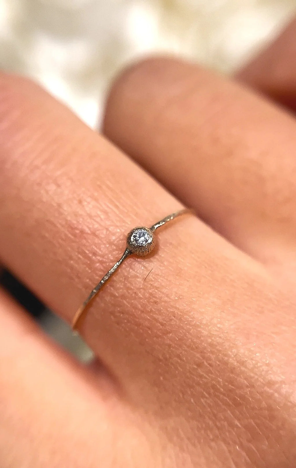 Cosmic Thin Line Ring