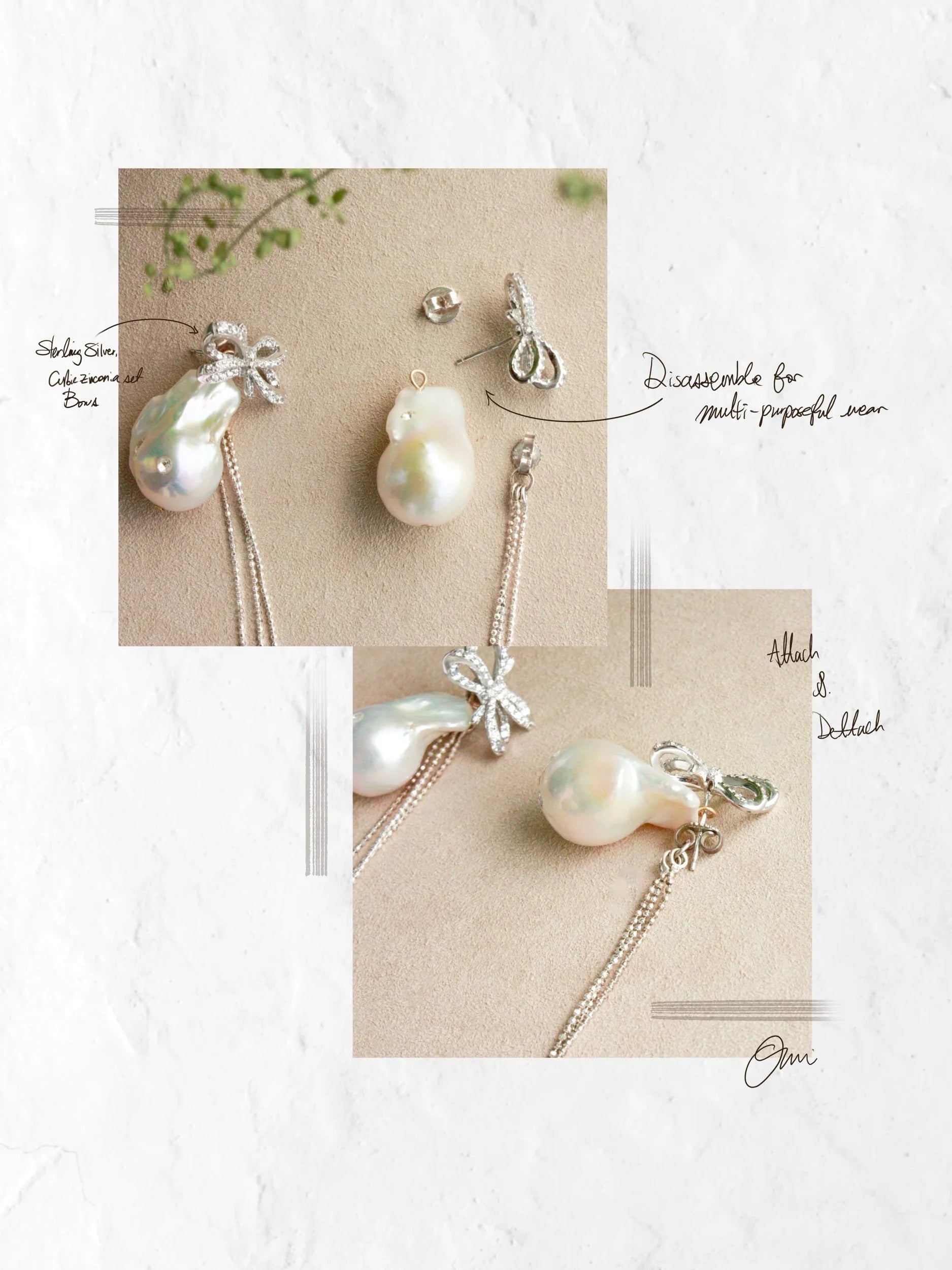 No. 3: Baroque Bow Earrings