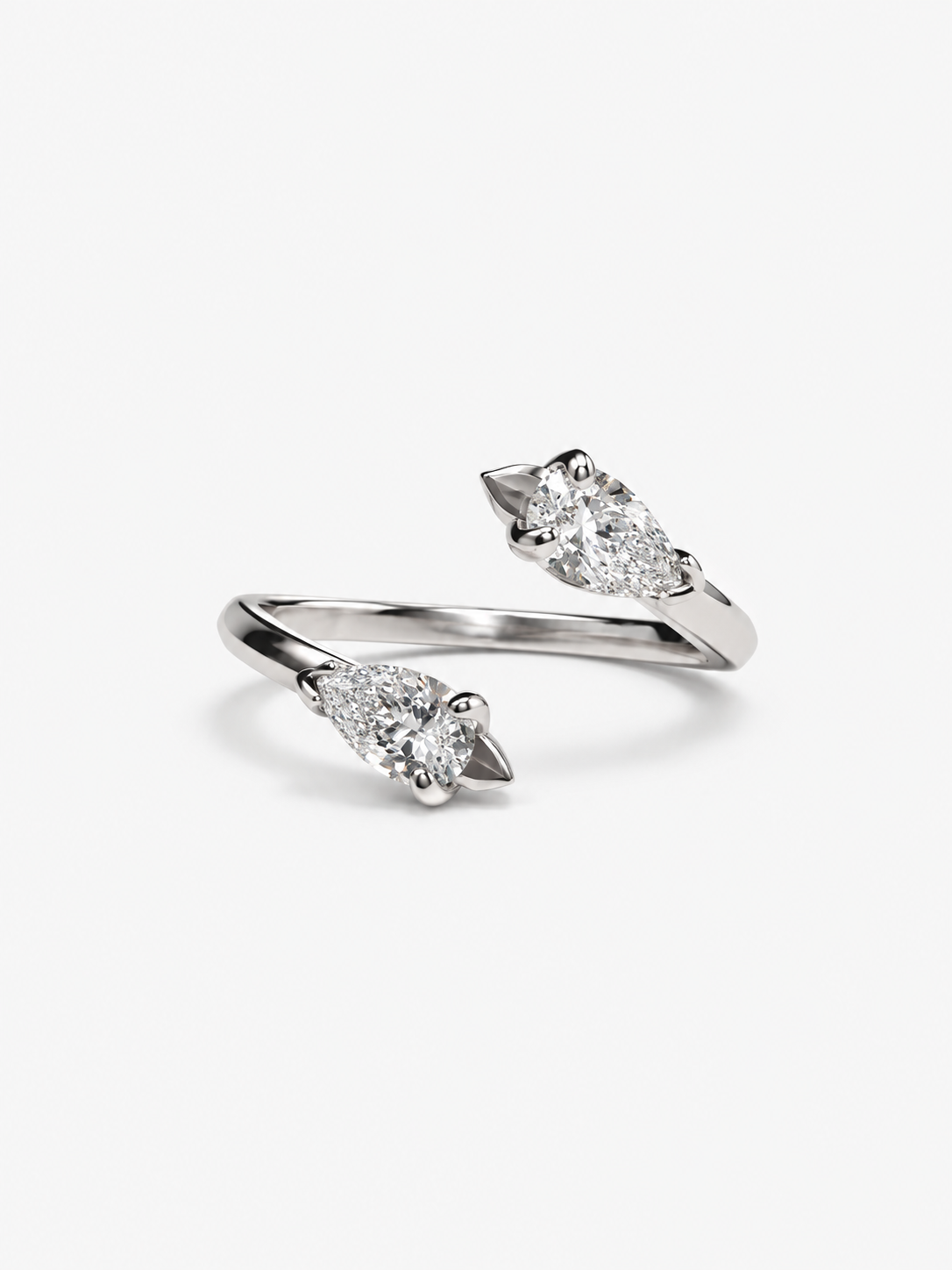 Pear Bypass Ring