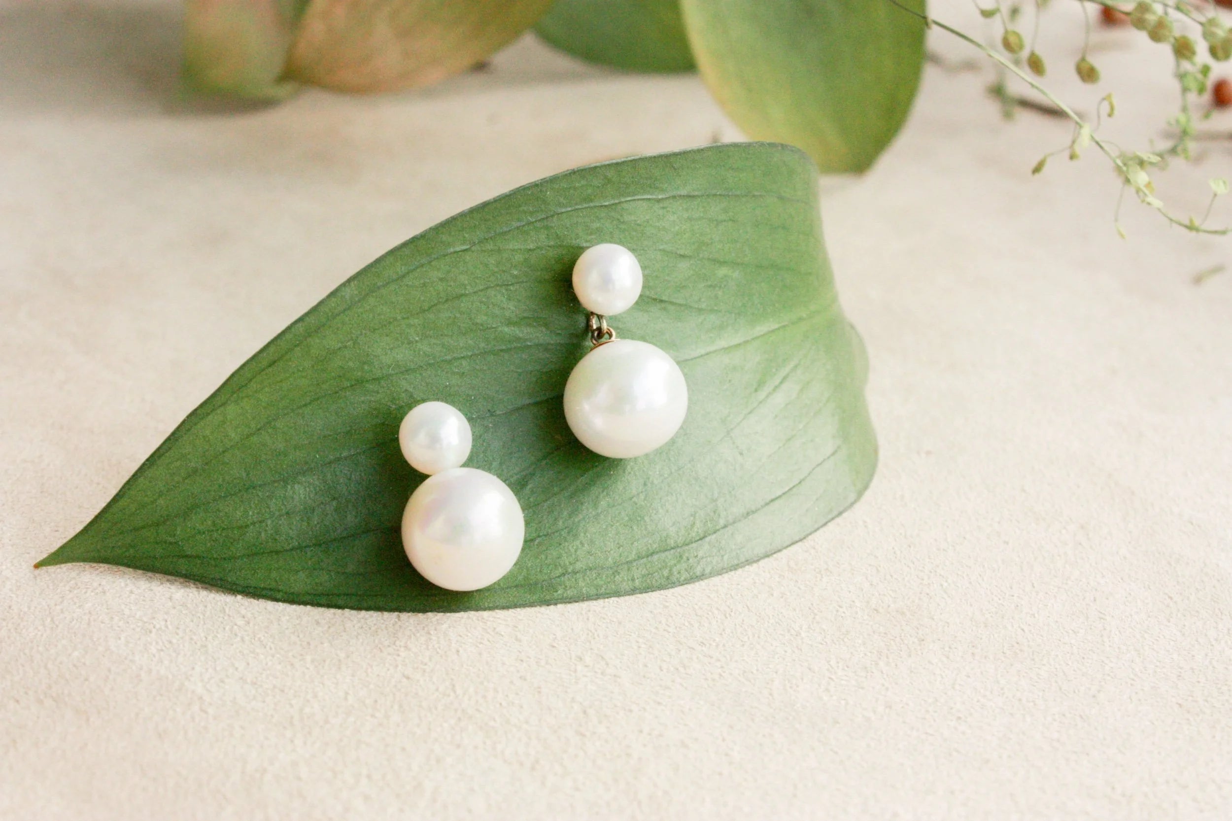 No. 12: Pearl Dangle Earrings