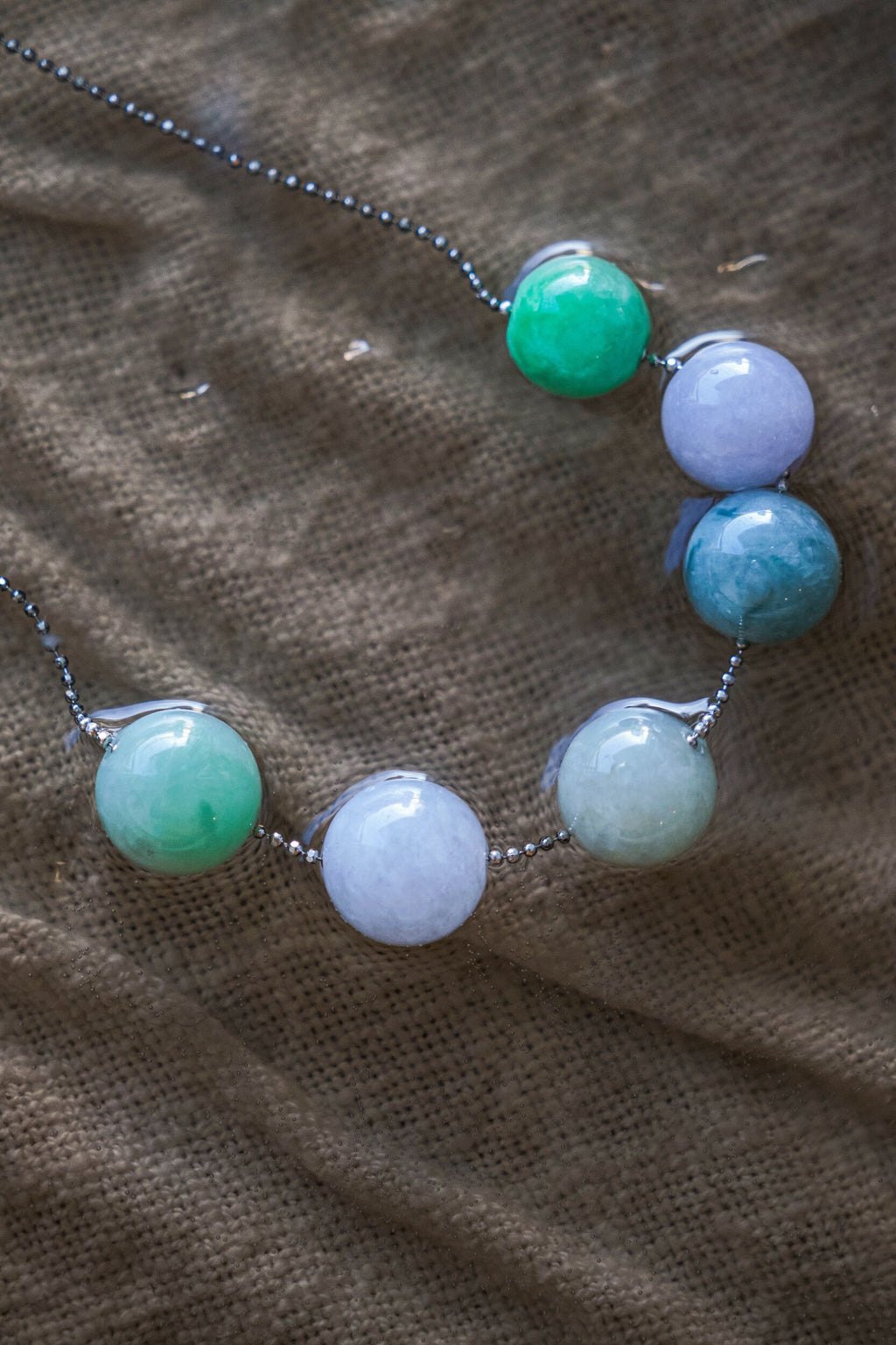 Jade Sphere Necklace
