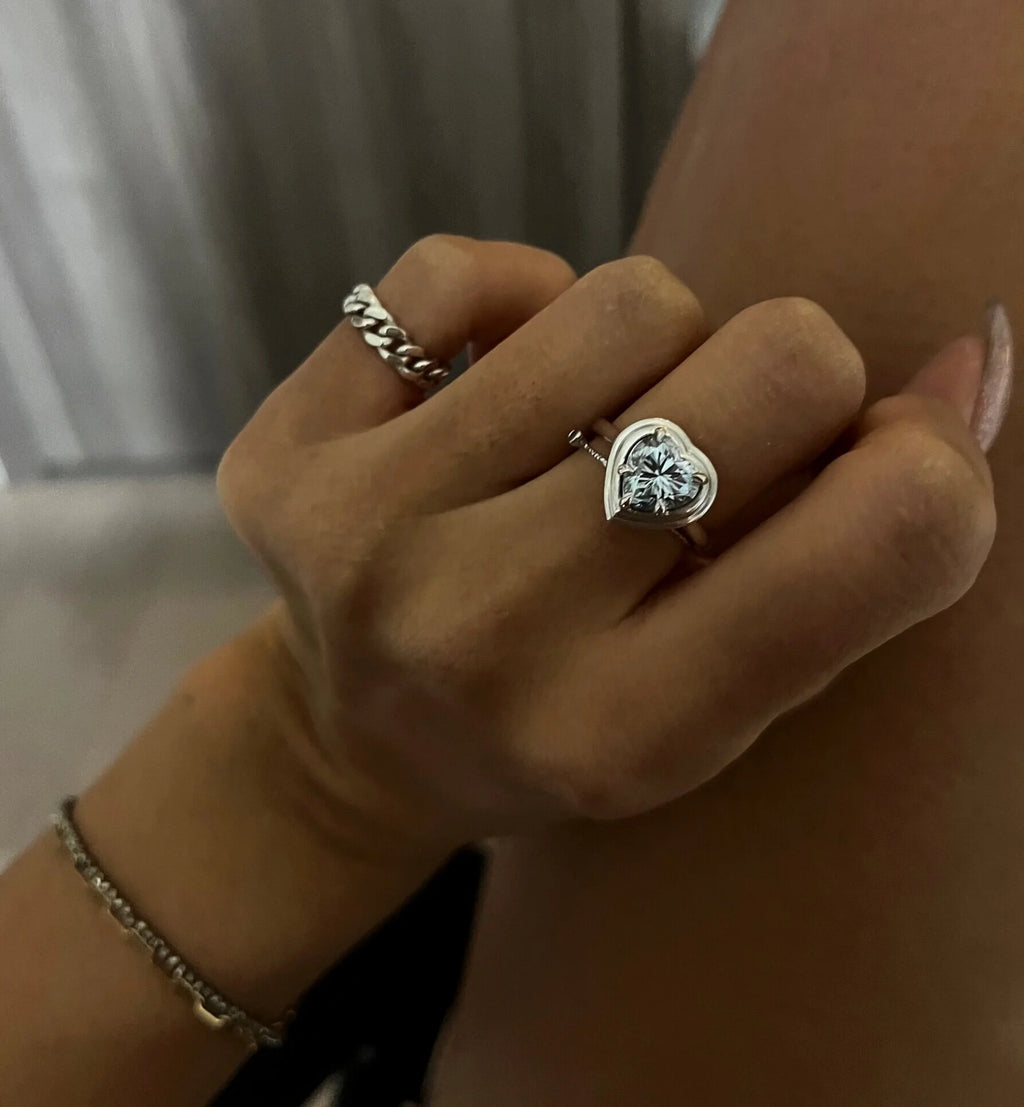 Heart Frame Ring