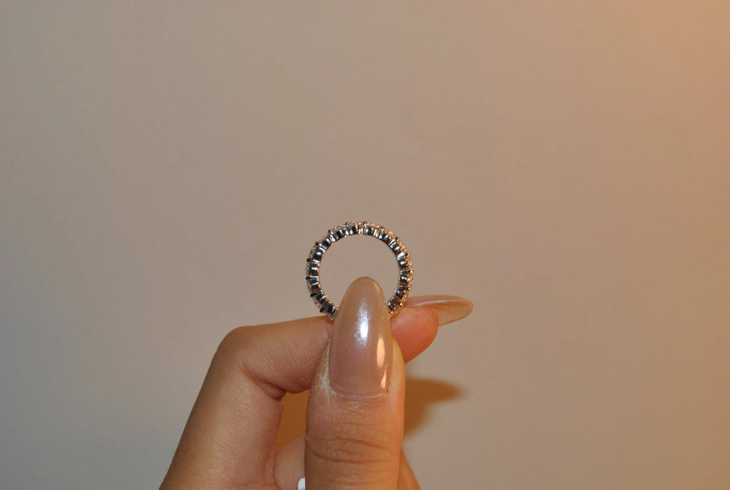 Oval Eternity Band