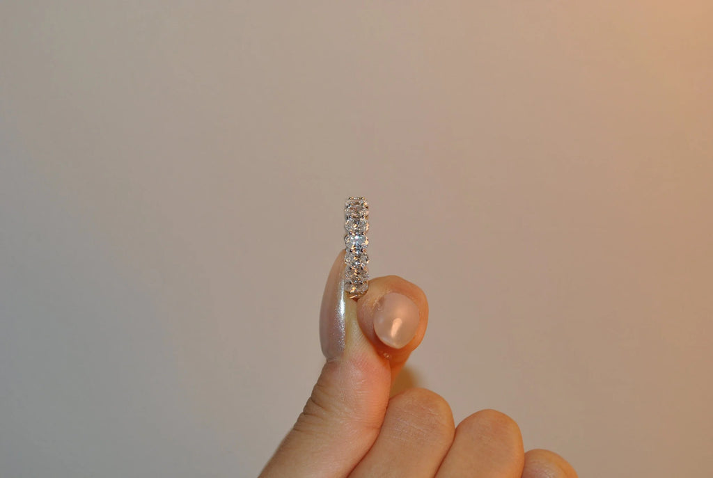Oval Eternity Band