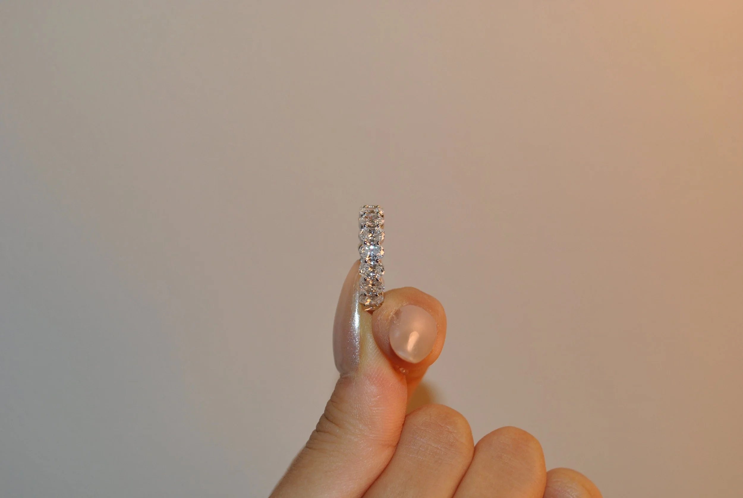 Oval Eternity Band